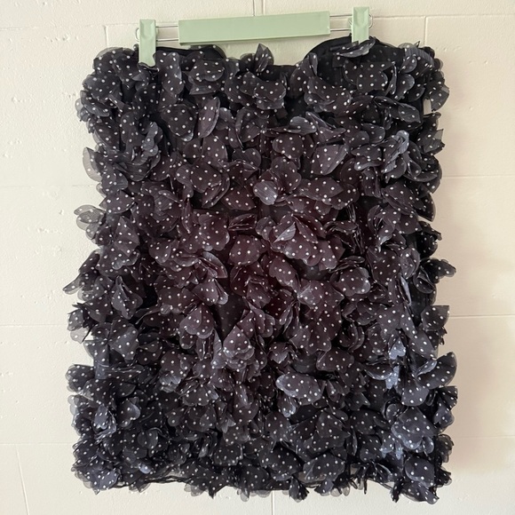 BNWT Anthropologie Maeve 3D Floral Ruffle Mini Dress - Picture 3 of 8